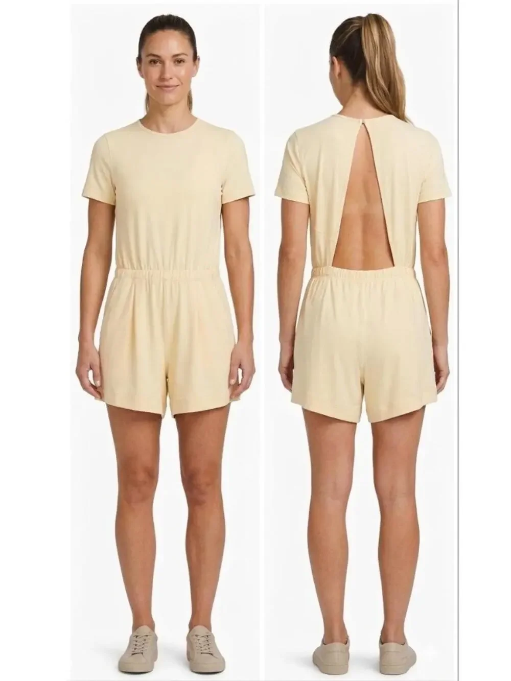 NWT Lululemon Lightweight High-Neck Romper Prosecco Size 10 - Flaw